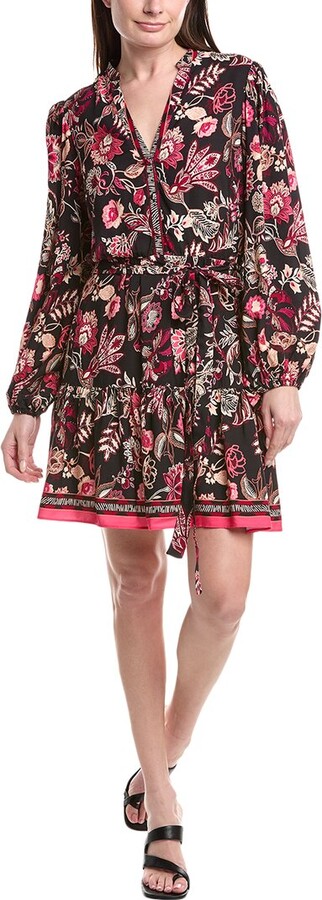 Adrianna Papell Tie Waist Mini Dress