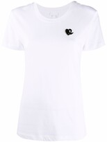 Thumbnail for your product : Lala Berlin logo-patch cotton T-shirt