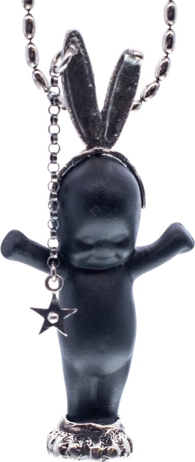 GEM Kingdom Black / Silver Happy Baby - Rebel Rabbit Silver Black