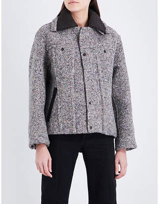 Craig Green Ladies Grey Bounded Speckled Wool-Blend Jacket