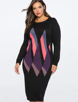 Thumbnail for your product : Graphic Print Sweater Dress