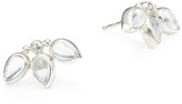 Thumbnail for your product : Anzie Bouquet Blue Moonstone, White Sapphire & Sterling Silver Fan Stud Earrings