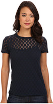 Thumbnail for your product : DKNY DKNYC Short Sleeve Top w/ Cami