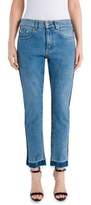 Thumbnail for your product : MSGM Two-Tone Distressed Jeans