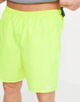 Thumbnail for your product : Nike Running Challenger 7 inch shorts in bright yellow