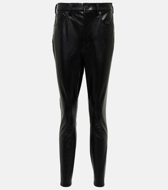 Veronica Beard Maera high-rise skinny faux leather pants