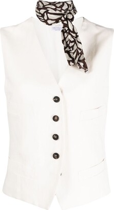 Brunello Cucinelli Single-Breasted Button-Up Vest