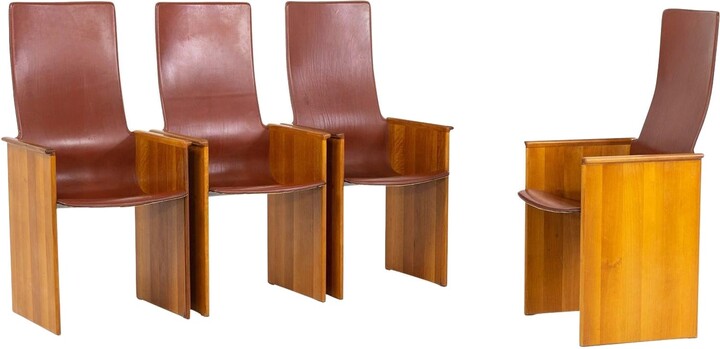 20th Century Italian Stildomus Maple Torcello Armchairs By Afra & Tobia Scarpa
