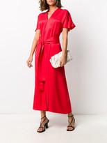 Thumbnail for your product : Paul Smith belted V-neck midi dress