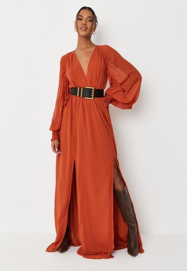 Rust Maxi Dress | Shop the world's largest collection of fashion 