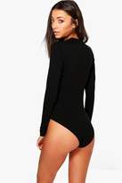 Thumbnail for your product : boohoo Tall Choker Strappy Detail Bodysuit