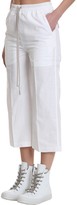 Thumbnail for your product : Drkshdw Drawstring Crop Pants In White Cotton