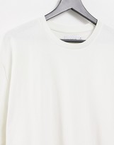 Thumbnail for your product : Topman oversized t-shirt in ecru