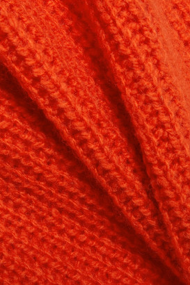 Autumn Cashmere Oversized Ribbed Cashmere Turtleneck Sweater