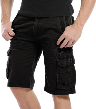 Sunshey Cotton Casual Mens Cargo Shorts Pants Summer Fashion Sports Beach Travel Pockets Shorts (38