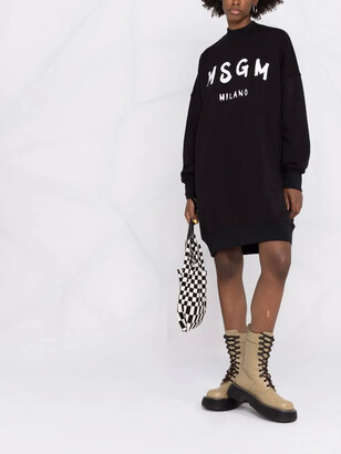 msgm sweatshirt dress