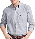 Izod Men's Big and Tall Essential Stripe Long Sleeve Shirt