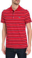 Thumbnail for your product : Lacoste Red striped MC polo