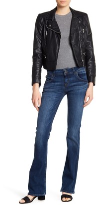 Hudson Signature Mid Rise Distressed Bootcut Jeans