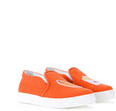 Thumbnail for your product : Joshua Sanders Kids embroidered slip-on sneakers