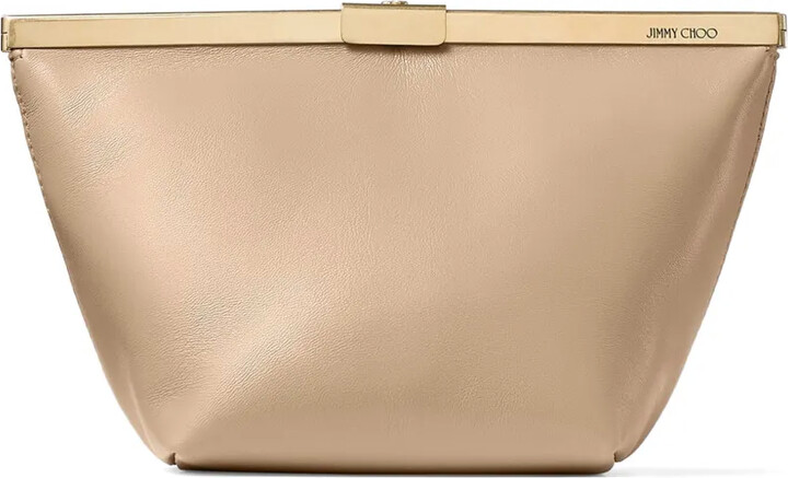 Jimmy Choo Ganache chain clutch bag