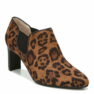 leopard booties wide width