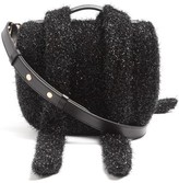 Thumbnail for your product : Simone Rocha Lurex And Leather Cross-body Bag - Black