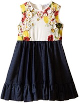 Thumbnail for your product : Dolce & Gabbana Kids Fiori Denim Dress (Toddler/Little Kids)