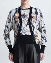 Thumbnail for your product : Jean Paul Gaultier Playing Card Printed Cardigan