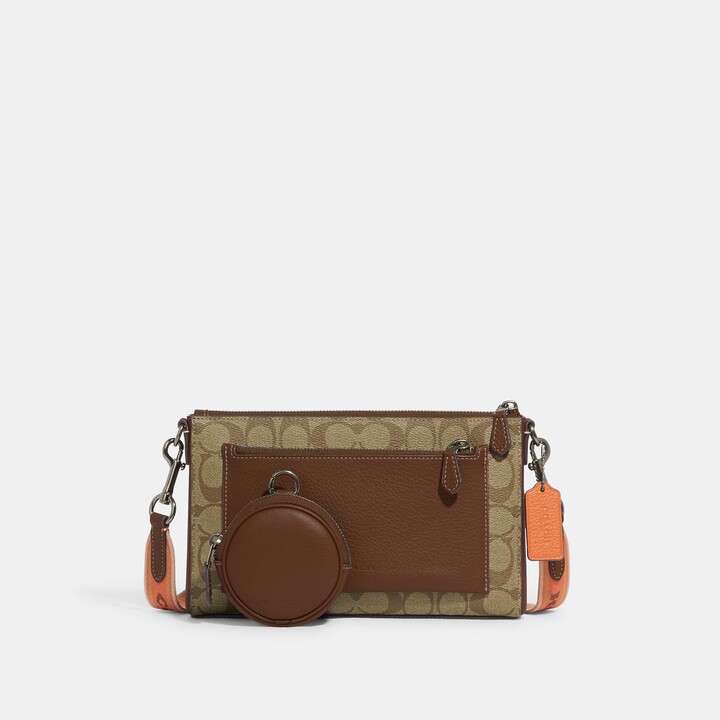 COACH® Outlet  Pennie Crossbody With Coin Case In Signature Canvas