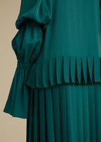 Thumbnail for your product : KHAITE The Cara Dress in Hunter Green