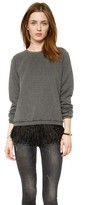 Thumbnail for your product : Madison Marcus Integrity Feather Sweatshirt Top