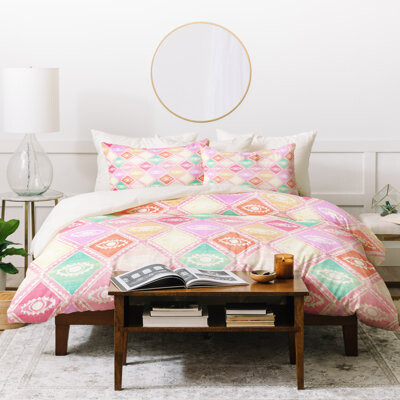 Deny Designs Dash and Ash Diamond Eyes Duvet Cover Set