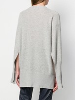 Thumbnail for your product : Maison Flaneur Draped Long-Sleeve Sweater