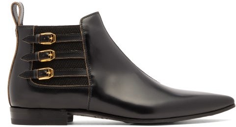 gucci buckle boots