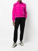 Thumbnail for your product : EA7 Emporio Armani Logo-Print Hooded Padded Jacket