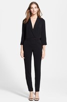 Thumbnail for your product : Halston Belted Twill Jumpsuit