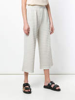 Thumbnail for your product : Issey Miyake textured cropped trousers