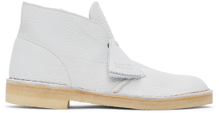 leather desert clarks