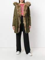 Thumbnail for your product : Woolrich reversible fur-trimmed parka