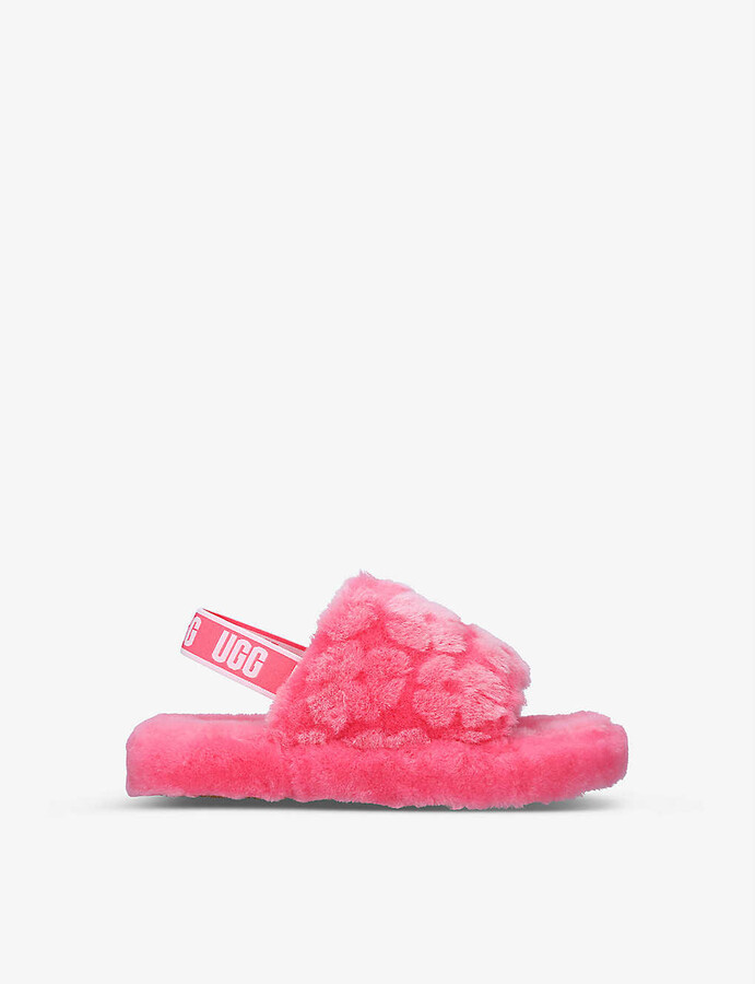 ugg pink sliders