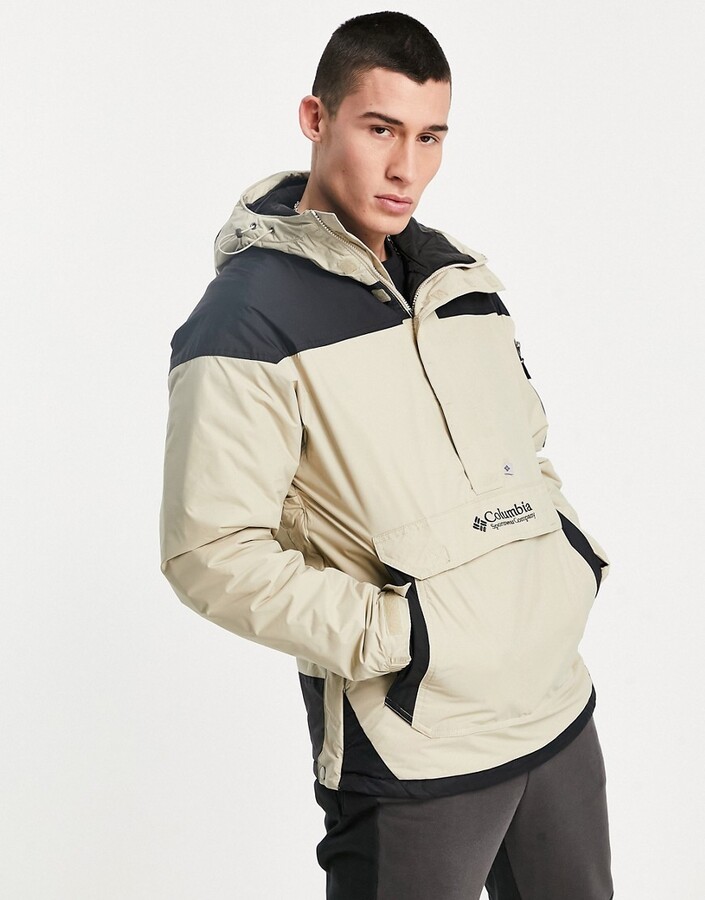 Columbia Challenger Pullover jacket in beige - ShopStyle