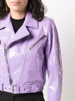 Thumbnail for your product : Drome Cropped Lambskin Jacket