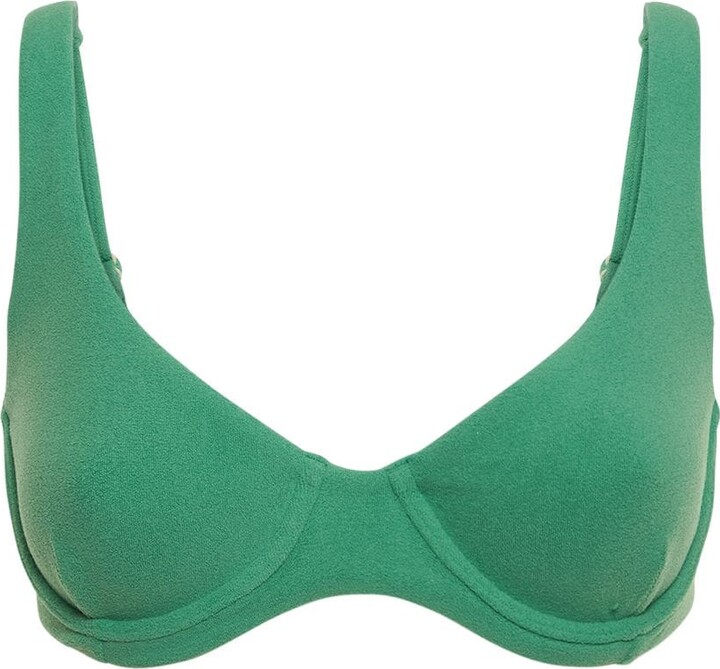 Zulu & Zephyr Towelling underwired bra cup bikini top ShopStyle Two