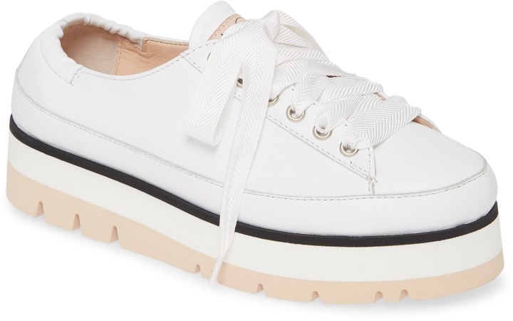 agl perforated platform sneaker