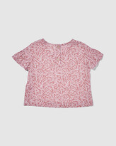 Thumbnail for your product : Little Noa - Girl's Short Sleeve Tops - Girls Eucalyptus Poppy Top - Girls - Size One Size, 4 at The Iconic