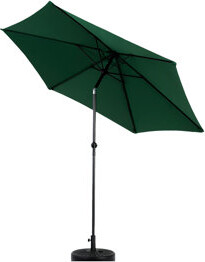Arlmont & Co. Outdoor Patio 10Ft 3 Tier Auto Umbrella - Navy. Aluminium Material 180G Cover Not Garden Frame Breathable Canopy