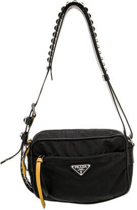 Prada studded bag Black Nylon ref.76589 - Joli Closet