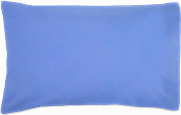 BRBCA Luxury Blue Cotton Pillowcase Set - 225 Thread Count Standard Pillow Cases Wrinkle Resistant & Super Soft Bed Pillow Cover. Hotel Quality 20\