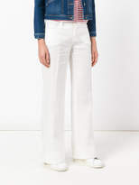 Thumbnail for your product : Armani Jeans elongated flared trousers